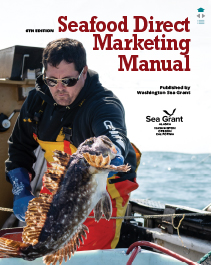 The cover of the new Seafood Direct Marketing Manual shows a fisherman pulling in a rockfish.