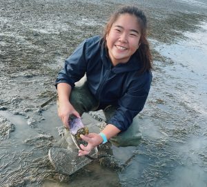 Aina Hori in the field