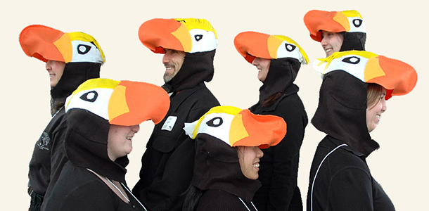 Orca Bowl Volunteer Team: Puffins