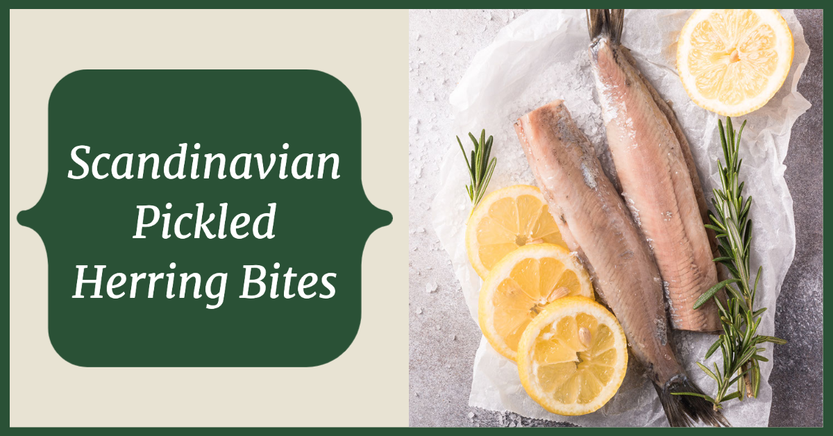 Scandinavian Pickled Herring Bites Washington Sea Grant