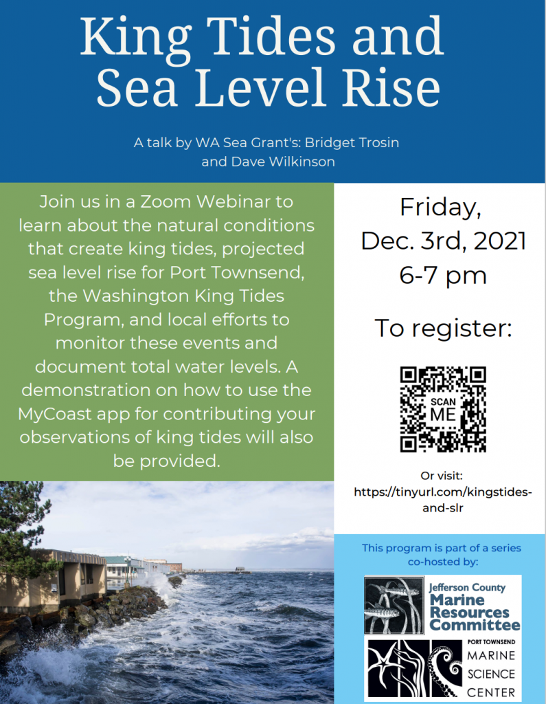 Webinar King Tides & Sea Level Rise Washington Sea Grant